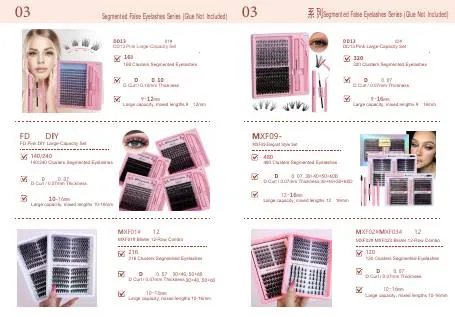 Short Mix Lash Clusters