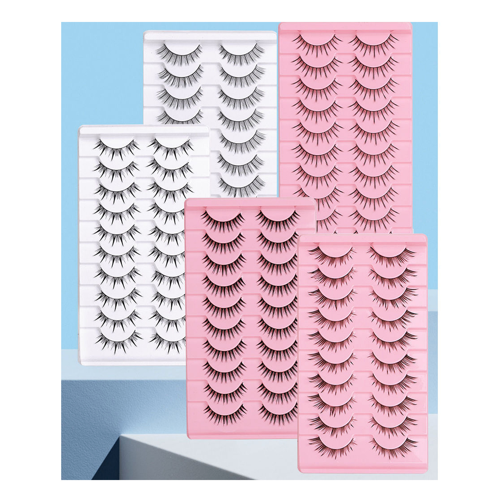 Lightweight Wispy Strip Lash Assortment
